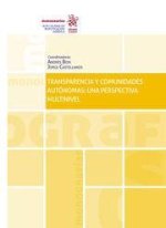 Transparencia y comunidades autónomas: Una perspectiva multinivel
