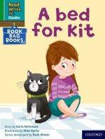 Read Write Inc. Phonics: Green Set 1 Book Bag Book 10 A bed for Kit