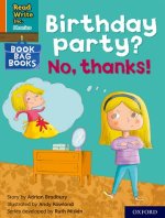Read Write Inc. Phonics: Orange Set 4 Book Bag Book 10 Birthday party? No, thanks!