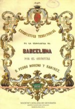 ESTADISTICA TERRITORIAL DE LA PROVINCIA DE BARCELONA, 1858