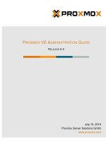 Proxmox VE Administration Guide Release 6