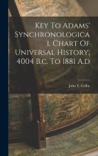Key To Adams' Synchronological Chart Of Universal History, 4004 B.c. To 1881 A.d