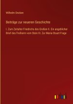 Beiträge zur neueren Geschichte