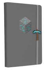 Minecraft: Diamond Ore Journal with Charm