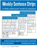 Weekly Sentence Strips