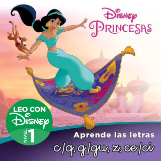 JASMIN APRENDE LAS LETRAS C Q G GU CE CI Z LEO CON DISNEY NI