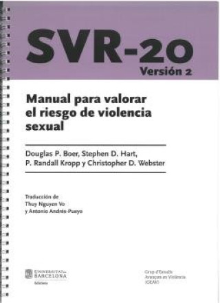 MANUAL PARA VALORAR EL RIESGO DE VIOLENCIA SEXUAL. SVR-20 V.2
