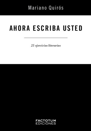 AHORA ESCRIBA USTED