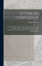 Letter On Corpulence: Addressed To The Public ... Reprinted From The 3d London Ed. With A Review Of The Work From Blackwood's Magazine, And