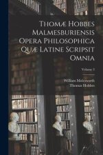 Thom? Hobbes Malmesburiensis Opera Philosophica Qu? Latine Scripsit Omnia; Volume 3