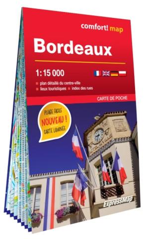 Bordeaux 1/15.000 (carte poche format laminée - plan de ville)