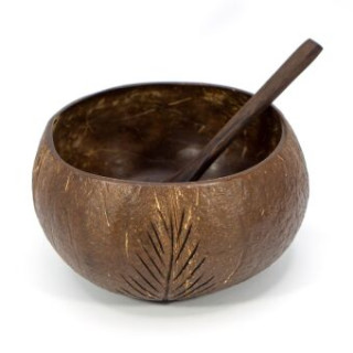 Kokosnuss-Set (Bowl + Löffel)
