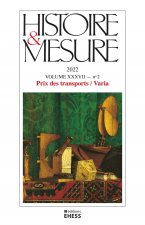 Histoire & Mesure n° 37/2 - Transport / Genre / Administrati