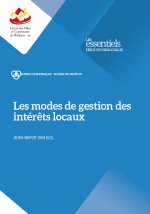 Les modes de gestion des intérêts locaux