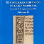 III CONGRESO HISPANICO DE LATIN MEDIEVAL LEON 26-29 DE SEP