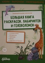 Занимательная зоология. Большая книга раскрасок, лабиринтов и головоломок