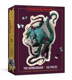 Dungeons & Dragons Mini Shaped Jigsaw Puzzle: The Demogorgon Edition: 102-Piece Collectible Puzzle for All Ages