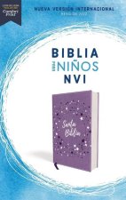 Biblia Para Ni?os Nvi, Texto Revisado 2022, Leathersoft, Lavanda, Comfort Print