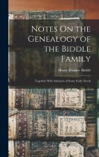 Notes On the Genealogy of the Biddle Family: Together With Abstracts of Some Early Deeds
