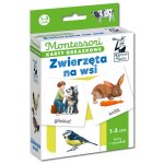 Kapitan Nauka. Montessori. Karty obrazkowe. Zwierzęta na wsi (1-3 lata)