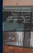 Biographical Sketch of Hon. Muscoe Russell Hunter Garnett (1821-1864) of Elmwood, Essex Co., Va.
