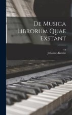De musica librorum quae exstant