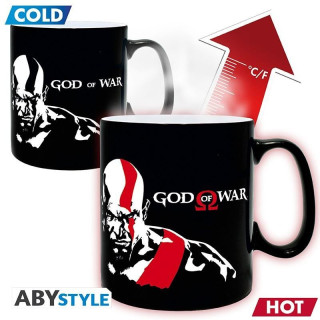 God of War Měnící keramický hrnek - Kratos 320 ml