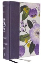 Kjv, the Woman's Study Bible, Cloth Over Board, Purple Floral, Red Letter, Full-Color Edition, Comfort Print: Receiving God's Truth for Balance, Hope,