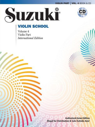 Suzuki Violin School, Volume 4: Asian Edition, Book & CD