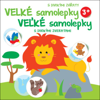 Velké samolepky s divokými zvířaty