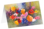 Feldblumen - Kunst-Faltkarten ohne Text (6 Stück)