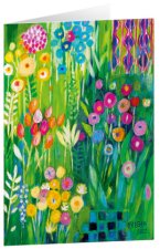 Frühlingsblumen - Kunst-Faltkarten ohne Text (6 Stück)