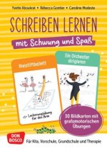 Schreiben lernen mit Schwung und Spaß. 30 Bildkarten mit graphomotorischen Übungen