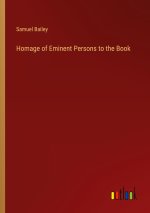 Homage of Eminent Persons to the Book