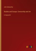 Studies and Essays: Censorship and Art