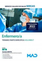 Enfermero/a. Temario parte especifica volumen 1. Servicio Gallego de Salud (SERGAS)