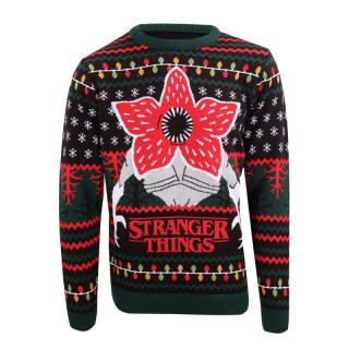 Stranger Things vďż˝noďż˝nďż˝ svetr - Demogorgon (velikost S)