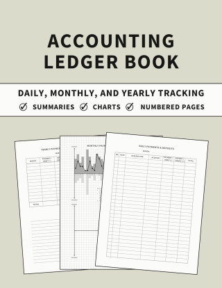 Accounting Ledger Book (Miękka)