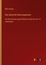 Das deutsche Nahrungswesen