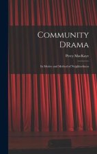 Community Drama: Its Motive and Method of Neighborliness