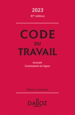 Code du travail 2023, annoté, commenté en ligne. 87e éd.