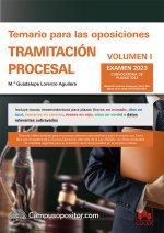 TEMARIO OPOSICIONES TRAMITACION PROCESAL 2023 (I