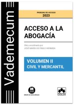 VADEMECUM ACCESO A LA ABOGACIA. VOL. 2. PARTE ESPECIFICA CIVIL-ME