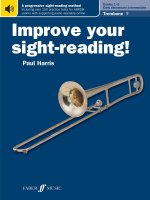 Improve your sight-reading! Trombone Grades 1-5