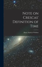 Note on Crescas' Definition of Time