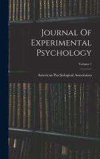 Journal Of Experimental Psychology; Volume 1