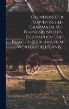 Grundriss Der Slovenischen Grammatik Mit Übungsbeispielen, Gesprächen Und Deutsch-slovenischem Wörterverzeichnis...