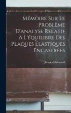 Mémoire Sur Le Probl?me D'analyse Relatif ? L'équilibre Des Plaques Élastiques Encastrées