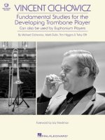 Vincent Cichowicz - Fundamental Studies for the Developing Trombone Player: Book with Online Audio by Michael Cichowicz, Mark Dulin, Tim Higgins, & To