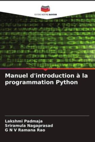 Manuel d'introduction ? la programmation Python